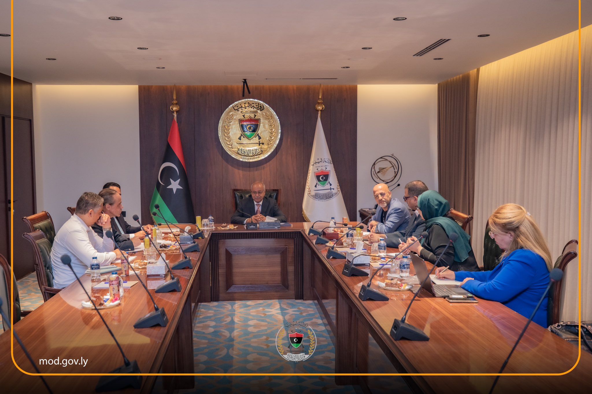 مدير مكتب وزير الدفاع يلتقي وفدًا من الأمم المتحدة..